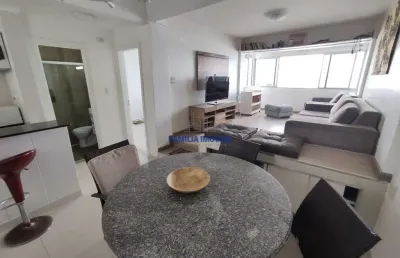 Apartamento com 1 quarto à venda na ari barroso, --, ilha porchat, são vicente por r$ 330.000