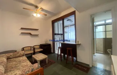 Apartamento com 1 quarto para alugar na doutor galeão carvalhal, --, gonzaga, santos por r$ 3.200