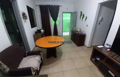 Apartamento com 2 quartos à venda na campos mello - até 298 - lado par, --, vila mathias, santos por r$ 280.000