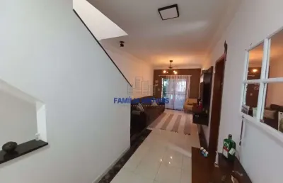 Casa com 4 quartos à venda na rua nabuco de araújo, --, aparecida, santos por r$ 1.279.000