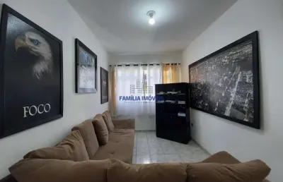 Apartamento com 1 quarto à venda na monteiro lobato, --, vila valença, são vicente por r$ 215.000