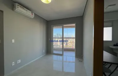 Apartamento com 1 quarto para alugar na ministro xavier de toledo, --, campo grande, santos por r$ 4.100