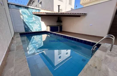 Casa em condomínio fechado com 3 quartos à venda na cardeal arcoverde, --, macuco, santos por r$ 1.200.000