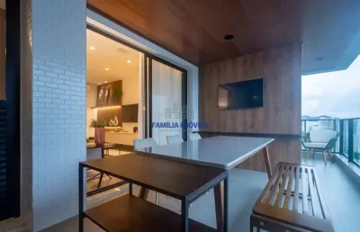 Apartamento com 2 quartos à venda na rua doutor lobo viana, --, boqueirão, santos por r$ 1.250.800