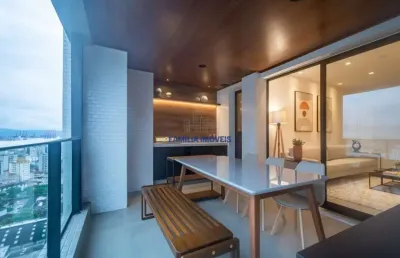 Apartamento com 2 quartos à venda na rua doutor lobo viana, --, boqueirão, santos por r$ 1.227.700