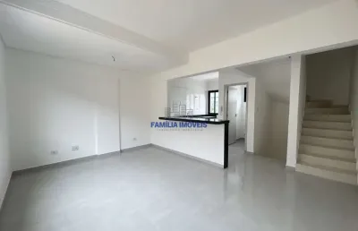 Casa em condomínio fechado com 2 quartos à venda na rodrigo silva, --, macuco, santos por r$ 559.000