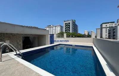 Casa em condomínio fechado com 3 quartos à venda na rua visconde de cayru, --, campo grande, santos por r$ 1.500.000