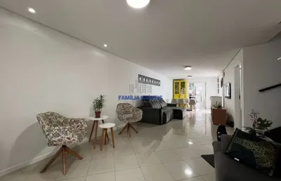 Casa em condomínio fechado com 4 quartos à venda na avenida senador pinheiro machado, --, campo grande, santos por r$ 1.380.000