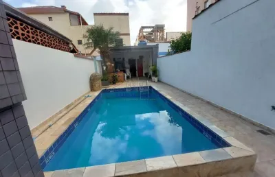 Casa em condomínio fechado com 4 quartos à venda na rua evaristo da veiga, --, campo grande, santos por r$ 1.490.000