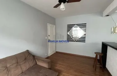 Apartamento com 2 quartos para alugar na avenida washington luís, --, vila mathias, santos por r$ 3.100
