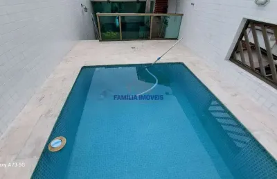 Casa em condomínio fechado com 3 quartos à venda na doutor cesário bastos, --, vila belmiro, santos por r$ 1.300.000