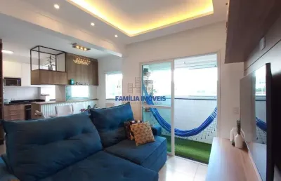 Apartamento com 2 quartos à venda na rua amazonas, --, campo grande, santos por r$ 620.000