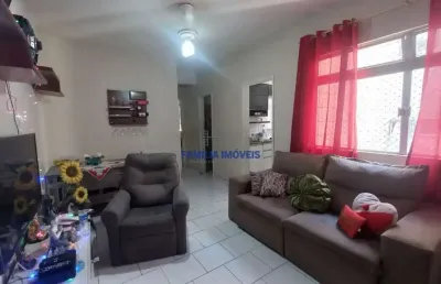 Apartamento com 1 quarto à venda na rua coronel cândido gomes, --, josé menino, santos por r$ 265.000