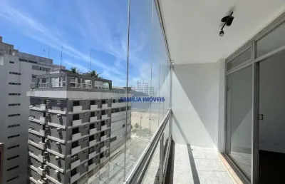 Apartamento com 2 quartos para alugar na rua carlos afonseca, --, gonzaga, santos por r$ 4.100