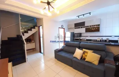Casa em condomínio fechado com 2 quartos à venda na catalão, --, jardim independência, são vicente por r$ 413.000