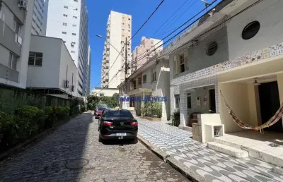 Casa em condomínio fechado com 3 quartos para alugar na avenida marechal floriano peixoto, --, gonzaga, santos por r$ 4.490