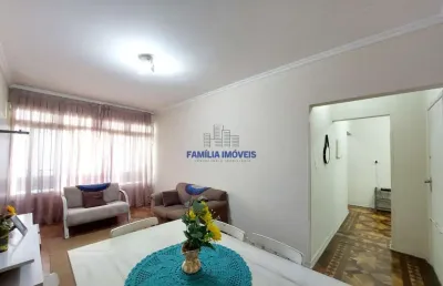 Apartamento com 2 quartos à venda na rua galeão coutinho, --, embaré, santos por r$ 510.000