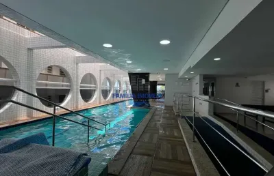 Apartamento com 3 quartos para alugar na avenida presidente wilson, --, josé menino, santos por r$ 9.170