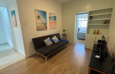 Apartamento com 1 quarto à venda na avenida marechal floriano peixoto, --, gonzaga, santos por r$ 485.000