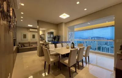 Apartamento com 3 quartos à venda na rua machado de assis, --, boqueirão, santos por r$ 2.390.000
