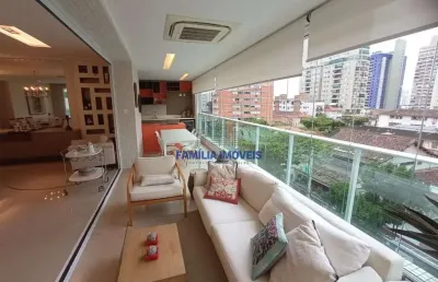 Apartamento com 4 quartos para alugar na rua castro alves, --, embaré, santos por r$ 25.000
