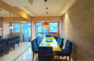 Cobertura com 3 quartos à venda na rua visconde de cayru, --, campo grande, santos por r$ 1.200.000