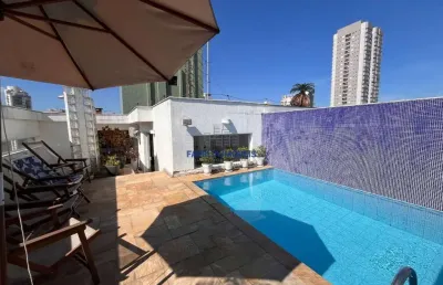 Cobertura com 2 quartos à venda na rua bahia, --, gonzaga, santos por r$ 1.370.000