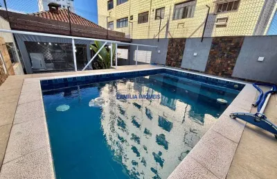 Casa em condomínio fechado com 4 quartos à venda na rua comendador alfaia rodrigues, --, aparecida, santos por r$ 1.390.000