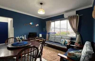 Apartamento com 2 quartos à venda na avenida doutor bernardino de campos, --, gonzaga, santos por r$ 640.000