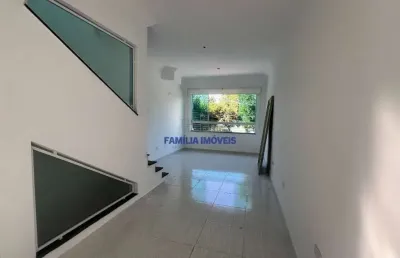 Casa em condomínio fechado com 3 quartos para alugar na doutor nilo peçanha, --, marapé, santos por r$ 4.600