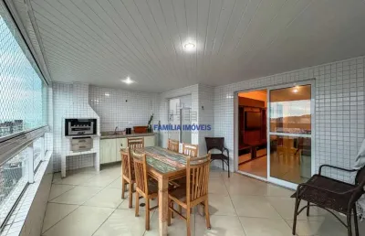 Apartamento com 4 quartos à venda na rua copacabana, --, guilhermina, praia grande por r$ 1.100.000