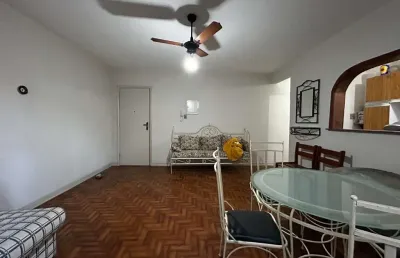 Apartamento com 1 quarto à venda na rua gonçalo monteiro, --, centro, são vicente por r$ 250.000