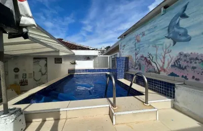 Casa em condomínio fechado com 3 quartos à venda na rua 9 de julho, --, marapé, santos por r$ 1.270.000