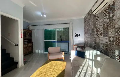 Casa em condomínio fechado com 2 quartos à venda na rua benedito ernesto guimarães, --, marapé, santos por r$ 890.000