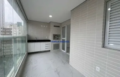 Apartamento com 2 quartos para alugar na avenida ana costa, --, gonzaga, santos por r$ 7.000