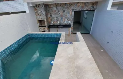 Casa em condomínio fechado com 3 quartos à venda na rua princesa isabel, --, vila belmiro, santos por r$ 1.200.000