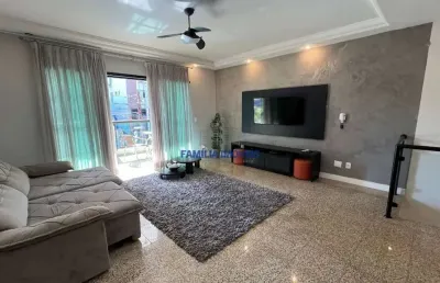 Casa em condomínio fechado com 4 quartos para alugar na espírito santo, --, campo grande, santos por r$ 10.000