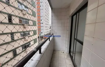 Apartamento com 2 quartos à venda na rua onze de junho, --, itararé, são vicente por r$ 360.000