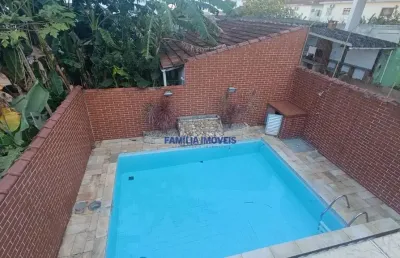 Casa em condomínio fechado com 3 quartos à venda na rua joão caetano, --, marapé, santos por r$ 1.500.000