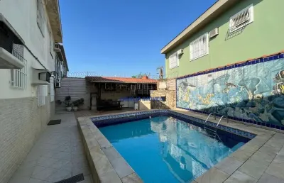 Casa em condomínio fechado com 3 quartos à venda na rodrigo silva, --, macuco, santos por r$ 1.100.000