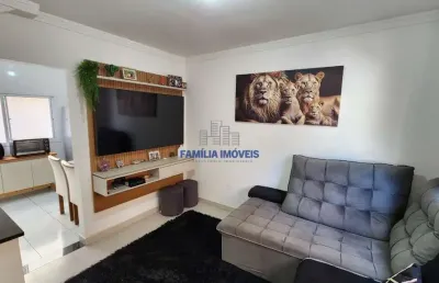 Casa em condomínio fechado com 2 quartos à venda na domingos josé martins, --, vila são jorge, santos por r$ 372.000