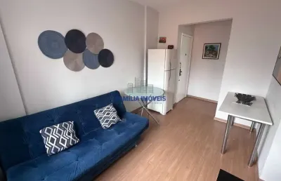 Apartamento com 1 quarto à venda na rua pereira barreto, --, gonzaga, santos por r$ 330.000