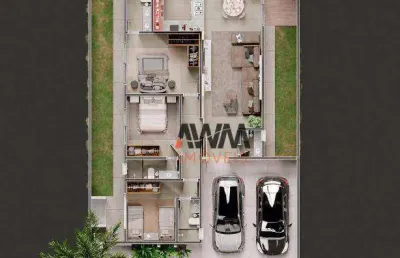 Casa com 3 suítes à venda, 154 m² por r$ 1.200.000 - jardim cristal - aparecida de goiânia/go