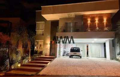 Sobrado com 4 suítes à venda, 390 m² por r$ 2.500.000 - residencial parque mendanha - goiânia/go