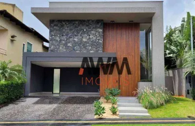 Sobrado novo com 5 quartos à venda, 304 m² por r$ 3.200.000,00- jardins madri - goiânia/go