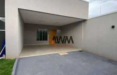 Casa com 3 quartos à venda, 150 m² por r$ 750.000 - jardim atlântico - goiânia/go