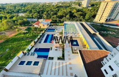 Apartamento com 1 dormitório à venda, 44 m² por r$ 208.000,00 - a paradise flat residence - caldas novas/go
