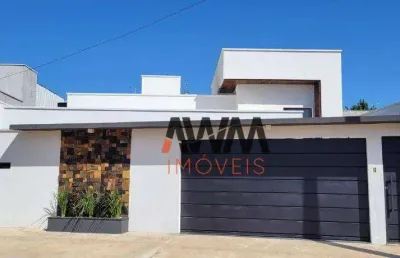Casa nova com 3 quartos à venda, 136 m² por r$ 865.000 - parque das flores - goiânia/go