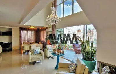 Apartamento duplex com 4 quartos à venda, 215 m² por r$ 1.990.000 - setor bueno - goiânia/go