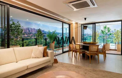 Cobertura com 4 suítes à venda, 356 m² por r$ 4.400.000 - setor marista - goiânia/go